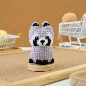 Raccoon Keychain Crochet Pattern