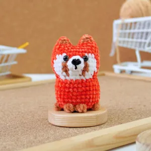 Red Panda Keychain Crochet Pattern