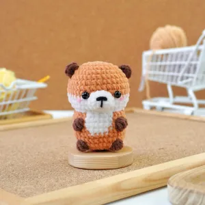 Otter Amigurumi Keychain Crochet Pattern