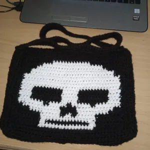 SKULL TOTE BAG CROCHET PATTERN