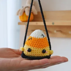 Candy Corn On Swing Crochet Pattern