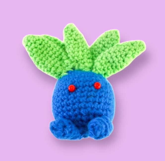 Oddish (Pokemon) - Free amigurumi pattern