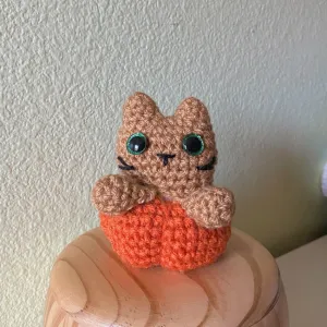 No-Sew Cat in a Pumpkin