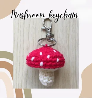 Mushroom keychain.