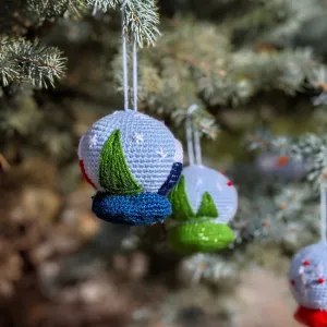 Snow Globe Christmas Ornament