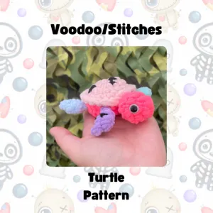 Mini voodoo stitchwork turtle