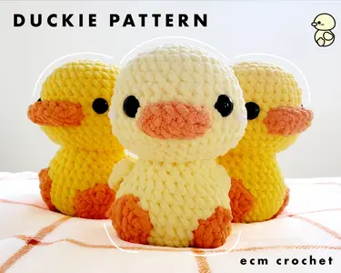 Crochet Chunky Duck Amigurumi Pattern 