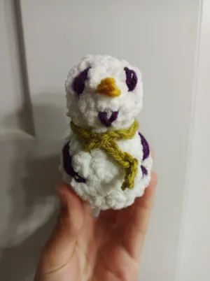 Low-Sew Baby Snowman