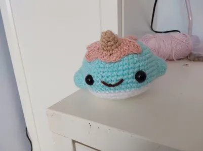 Ice cream narwhal