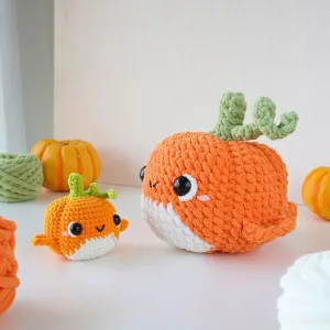 Whale Pumpkin Crochet Pattern