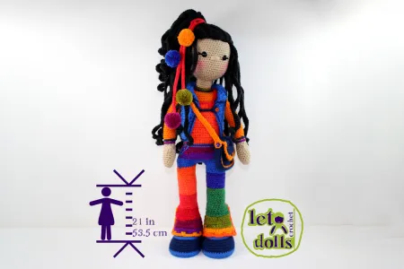 Ivy Large Crochet Doll