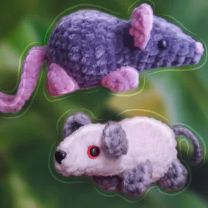 No Sew Rat Crochet Amigurumi Mouse