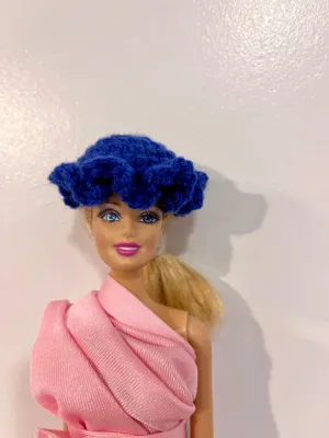 Barbie/Small Doll Ruffle Hat