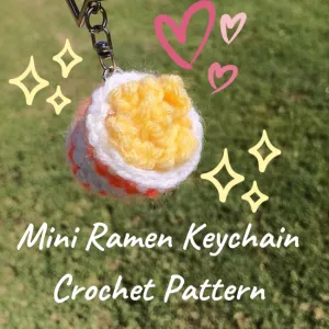 Cute Mini Ramen Keychain