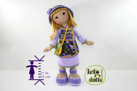 Kaila Large Crochet Doll