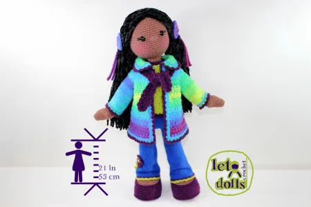 Lily Large Crochet Doll