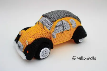 Amigurumi 2CV Classic French Car Dodoche