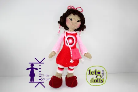 Nora Large Crochet Doll