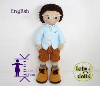 Quique Extra Large Crochet Doll