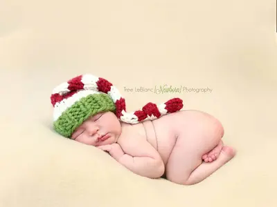 Christmas Stocking Cap Pompom Hat