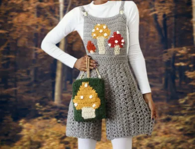 The Mushroom Crochet Bag