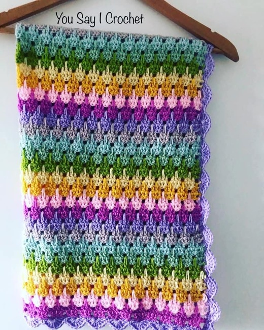 LARKSFOOT CROCHET BLANKET Crochet pattern Ribblr