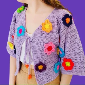 MARTHAS CROP CARDIGAN