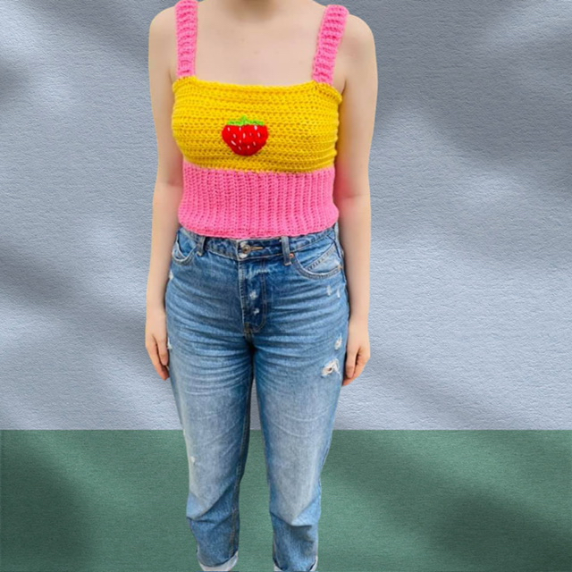 Strawberry Crochet Top Pattern