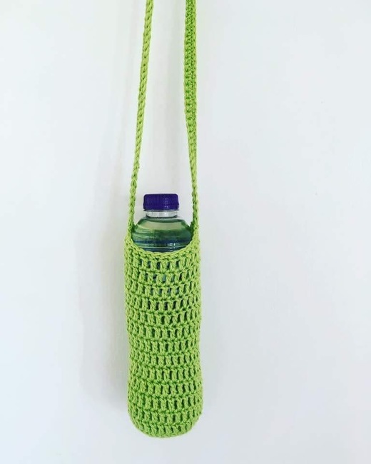 Macrame Water Bottle Bag Rope Drink Holder Eco Friendly -  Canada