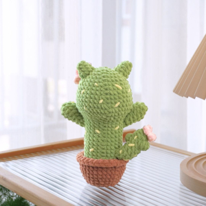 Cactus Cat Pot Crochet Pattern