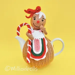 Miss Gingerbread Tea Cosy Christmas