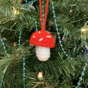 Mini Mushroom Ornament