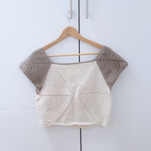 Over-sized Hexagonal Crop Top