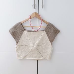 Over-sized Hexagonal Crop Top