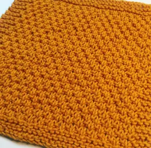 Alternating Dots Dishcloth