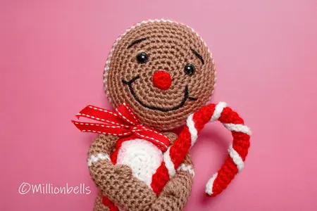 Amigurumi Gingerbread Man Doll Christmas