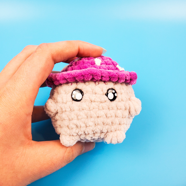 cheerfulchaoscrafts make for Emotional Support Mushroom