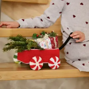 Christmas toy wagon