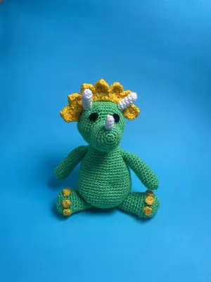 Triceratops Dinosaur Amigurumi