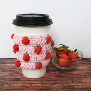 Strawberry Cup Cozy