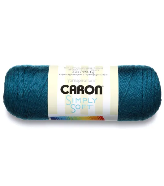 Caron Simply Soft Yarn Light, 6oz/315 Yd, Acrylic 4, Baby Soft