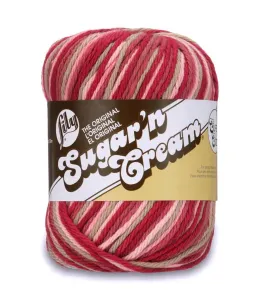 Lily Sugar'n Cream Yarn - Hot Pink