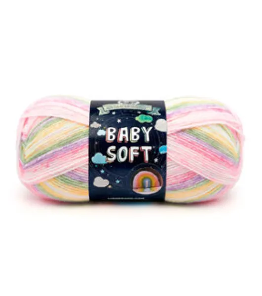 Lion Brand Yarn Babysoft Parfait Print Baby Yarn 