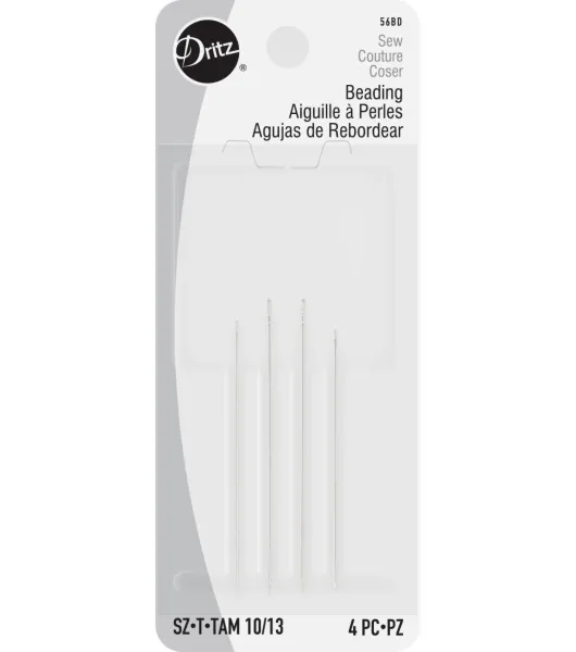 Assorted Big Eye Beading Needles, 4pc