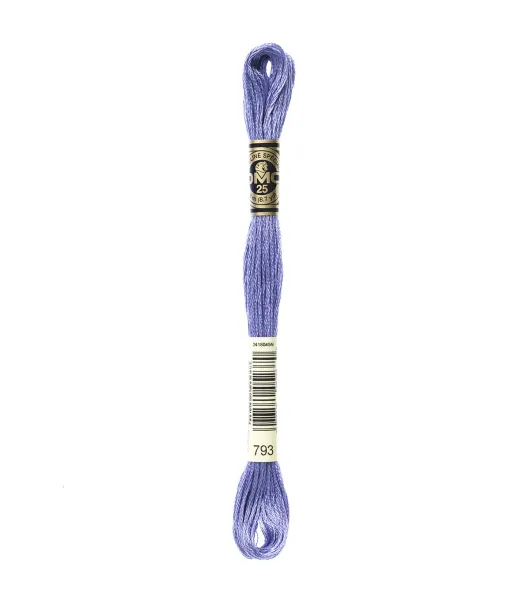 DMC 6 Strand Embroidery Cotton 8.7yd White Violet