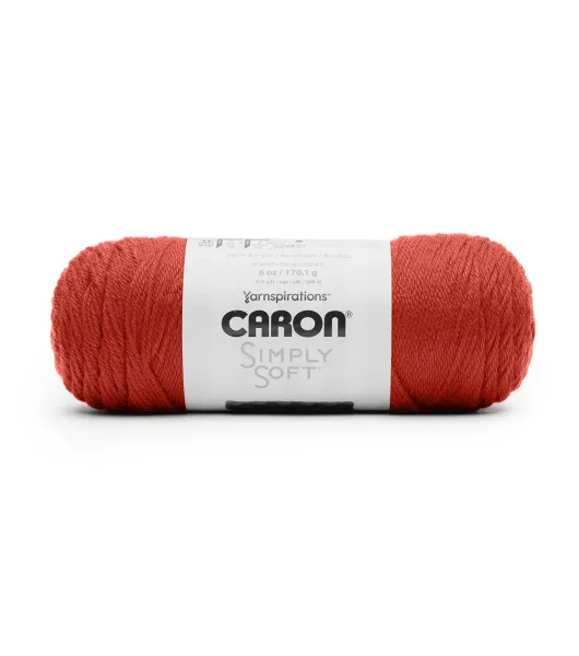 Caron Simply Soft Yarn - Autumn Red