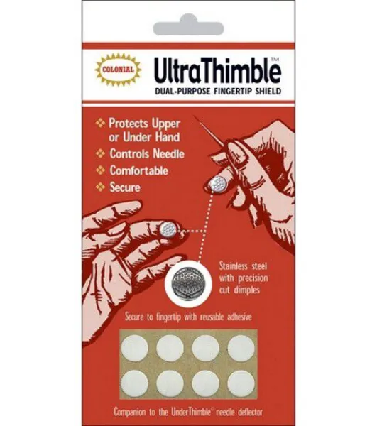  Flexible Thimble Set for Adults, THIK-Grip Thimbles, Large  (10)