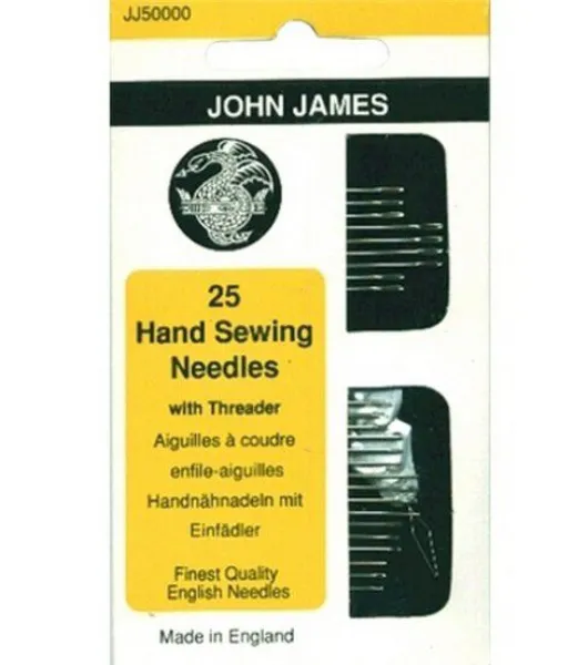 Hand Needle Assortment With Threader 25/Package by John James