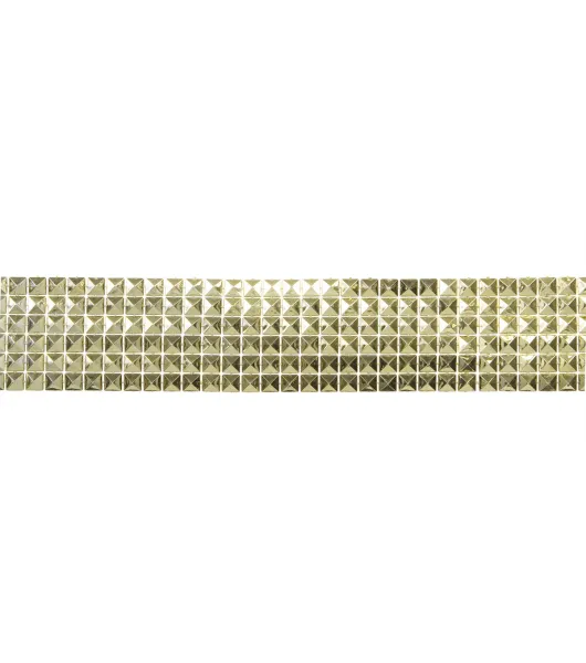 Simplicity Plastic Rhinestone Trim 0.38'' Silver by Simplicity