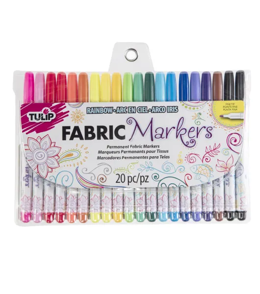 Tulip Fabric Markers 20 PK Multi Fine by Tulip